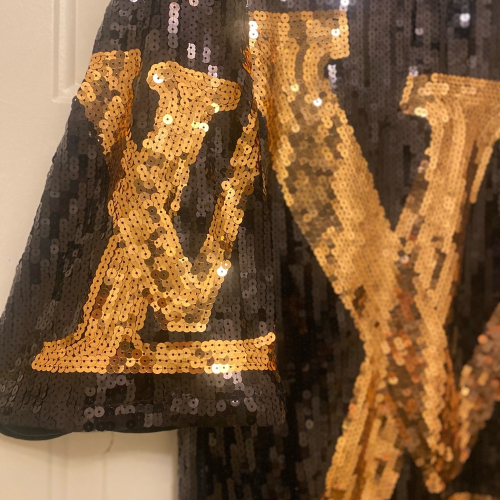 Black and gold sequin dress - Picture 3 of 3